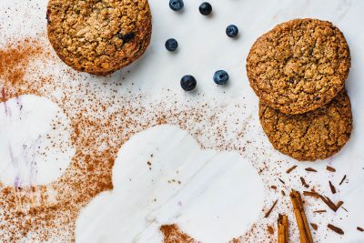oat & blueberry cookies arapina