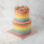 arapina vegan & gluten free double tiered cake