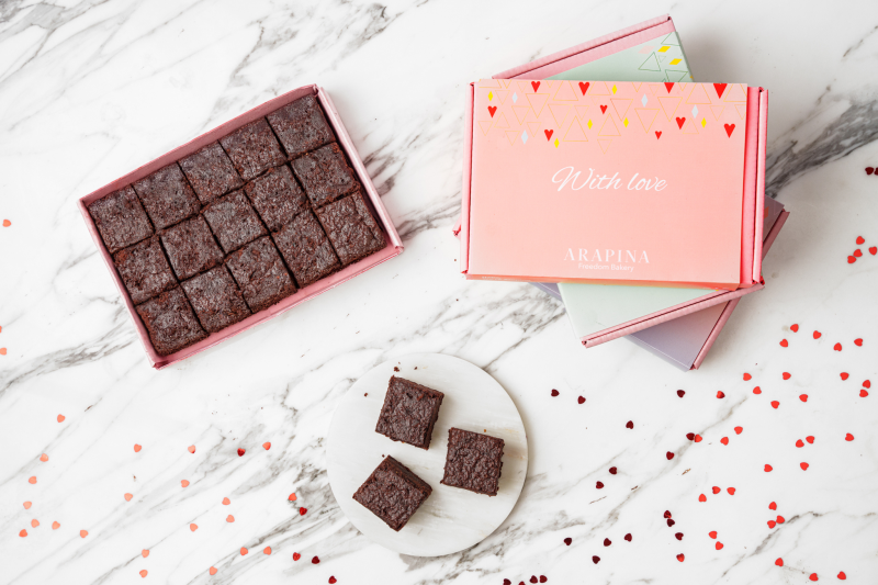 with love devil’s brownie box
