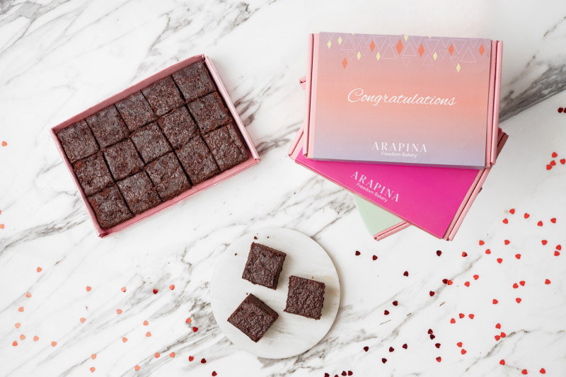 congratulations devil’s brownie box